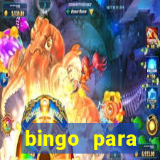 bingo para despedida de solteira para imprimir
